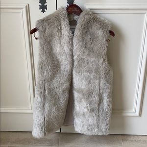 Club Monaco Faux Fur Vest